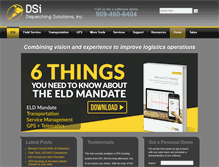 Tablet Screenshot of dispatchingsolutions.com